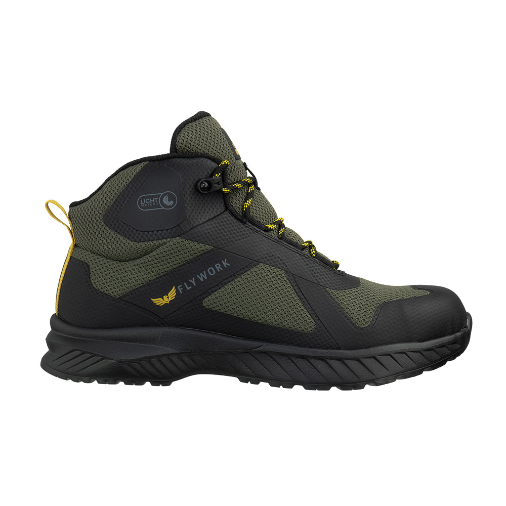 Zapatilla de Trabajo EDBK Fly Work 2 DK Green Black – Edelbrock